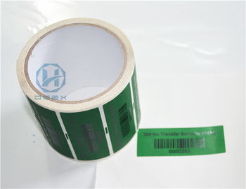 Multi Colors Printing Self Adhesive Security Labels For Many Printer
