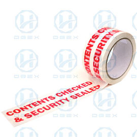 Customized Promotion PET Tamper Security Seal Tape For Carton Sealing